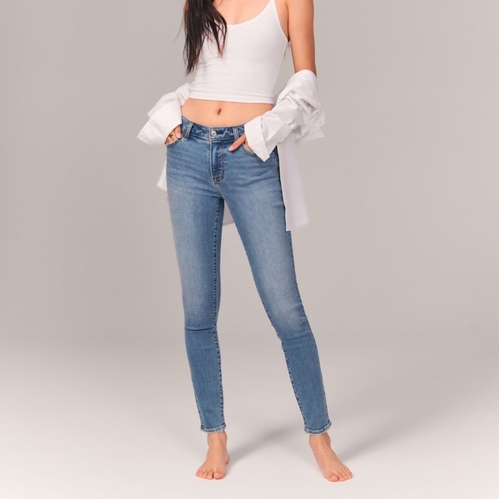 Abercrombie & Fitch Erin Perfect Stretch Jeans size 6S W28 L31. Cotton denim